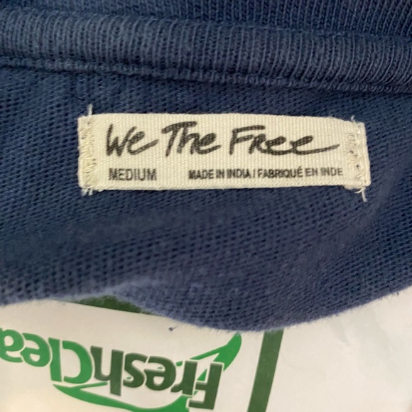 Free People(We the Free) Football inspired Sweater. - Picture 8 of 10